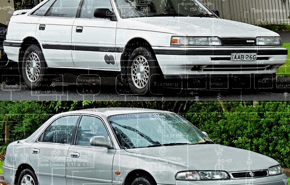 Mazda 626 (1989-1997) – juhtmestiku skeem